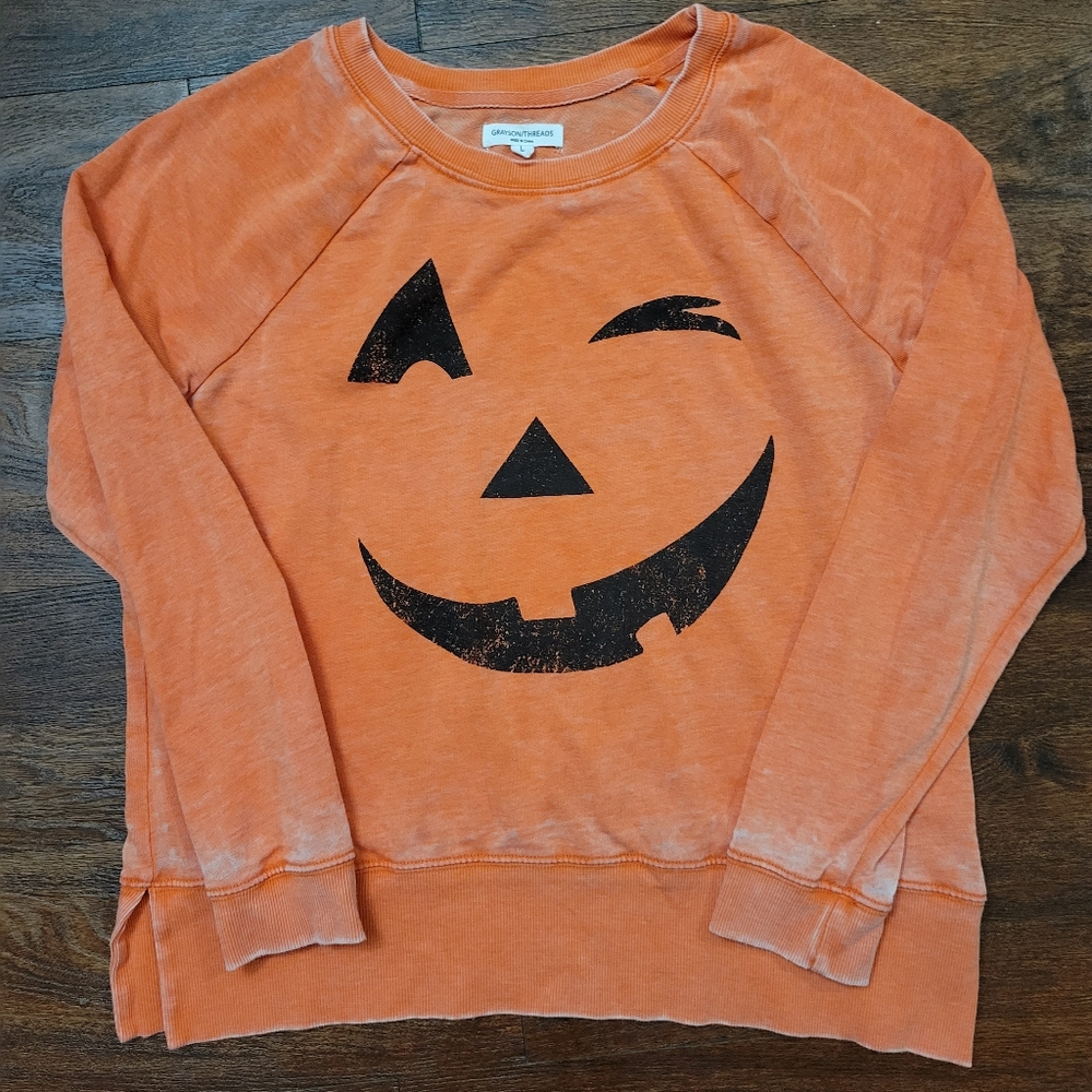 Jack-o-lantern sweatshirt
